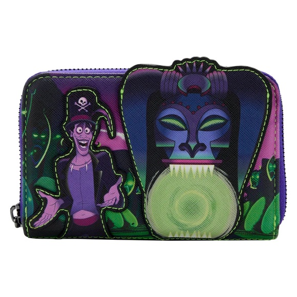 Loungefly Princess and the Frog Dr. Facilier Villains Scene Zip Around Wallet - Picture 1 of 4